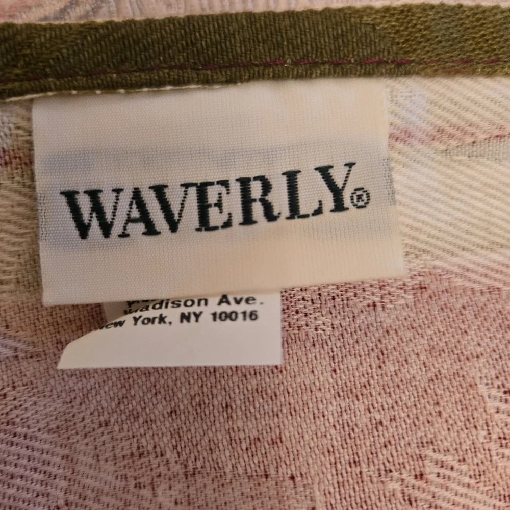Waverly Valances Vintage Double Scalloped Chianti Cabernet Lot Of 5